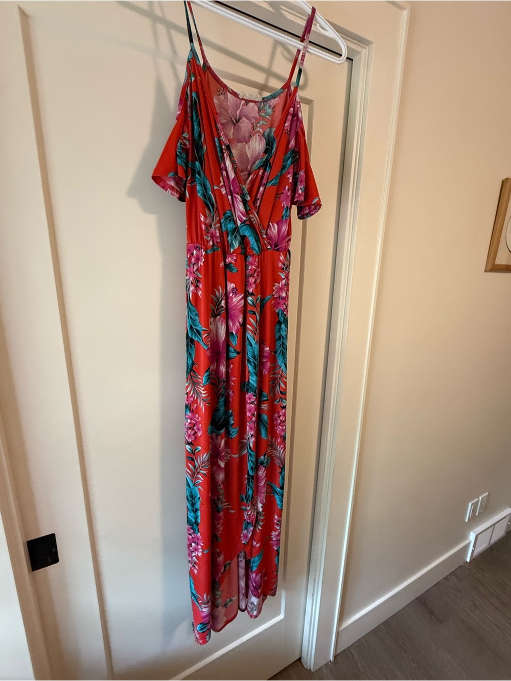 Tropical Floral Maxi Dress